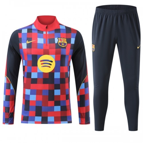 Barcellona Felpe da Allenamento Quarto-Zip 2026-27 Rossa - Uomo Barcellona Felpe da Allenamento Quarto-Zip 2026-27 Rossa - Uomo