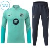 Barcellona Felpe da Allenamento Quarto-Zip 2026-27 Verde - Bambino Barcellona Felpe da Allenamento Quarto-Zip 2026-27 Verde - Bambino