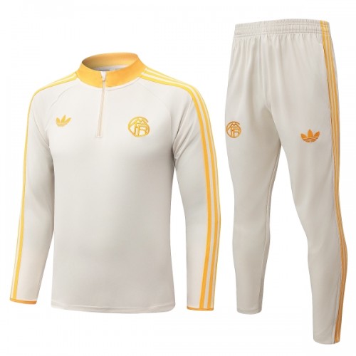 FC Bayern Monaco Felpe da Allenamento Quarto-Zip 2026-27 Bianca - Uomo FC Bayern Monaco Felpe da Allenamento Quarto-Zip 2026-27 Bianca - Uomo