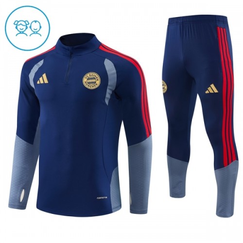 FC Bayern Monaco Felpe da Allenamento Quarto-Zip 2026-27 Blu - Bambino FC Bayern Monaco Felpe da Allenamento Quarto-Zip 2026-27 Blu - Bambino