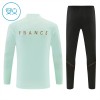 Francia Felpe da Allenamento Quarto-Zip 2026-27 Bianca - Bambino