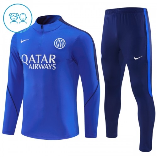 Inter Milan Felpe da Allenamento Quarto-Zip 2026-27 Blu - Bambino Inter Milan Felpe da Allenamento Quarto-Zip 2026-27 Blu - Bambino