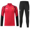 Manchester United Felpe da Allenamento Quarto-Zip 2026-27 Rossa - Uomo