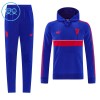 Manchester United Hoodie Felpe da Allenamento 2026-27 Blu - Bambino