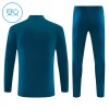 Portogallo Felpe da Allenamento Quarto-Zip 2026-27 Blu - Bambino