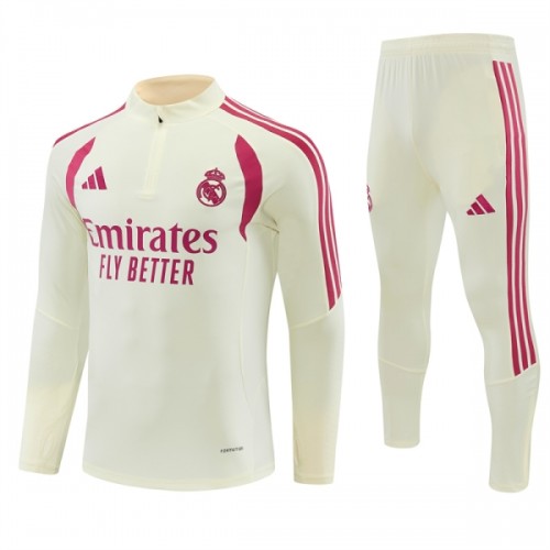 Real Madrid Felpe da Allenamento Quarto-Zip 2026-27 Bianca - Uomo Real Madrid Felpe da Allenamento Quarto-Zip 2026-27 Bianca - Uomo