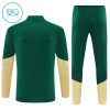 Real Madrid Felpe da Allenamento Quarto-Zip 2026-27 Verde - Bambino