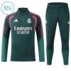 Real Madrid Felpe da Allenamento Quarto-Zip 2026-27 Verde - Bambino Real Madrid Felpe da Allenamento Quarto-Zip 2026-27 Verde - Bambino