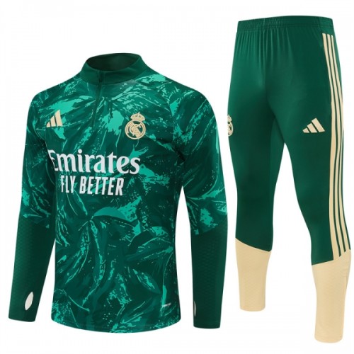 Real Madrid Felpe da Allenamento Quarto-Zip 2026-27 Verde - Uomo Real Madrid Felpe da Allenamento Quarto-Zip 2026-27 Verde - Uomo