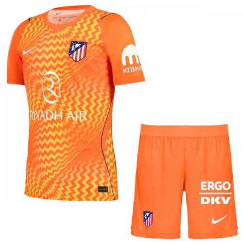 Divisa Portiere Atlético Madrid 2026-27 Maniche Corte Arancia - Bambino Divisa Portiere Atlético Madrid 2026-27 Maniche Corte Arancia - Bambino