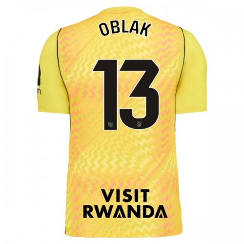 Maglia Portiere Atlético Madrid Oblak 13 2026-27 Maniche Corte Gialla - Uomo Maglia Portiere Atlético Madrid Oblak 13 2026-27 Maniche Corte Gialla - Uomo