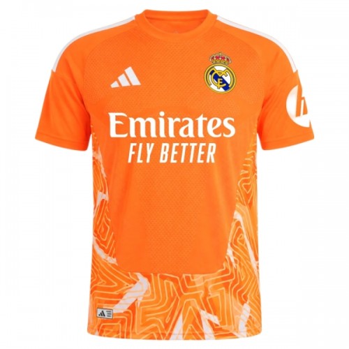 Maglia Portiere Real Madrid 2026-27 Maniche Corte Arancia - Uomo Maglia Portiere Real Madrid 2026-27 Maniche Corte Arancia - Uomo