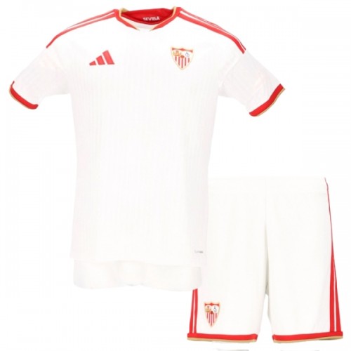 Divisa Sevilla FC Primo 2026-27 Maniche Corte - Bambino Divisa Sevilla FC Primo 2026-27 Maniche Corte - Bambino