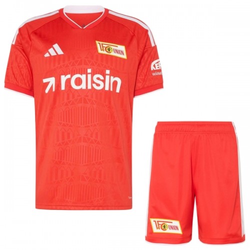 Divisa Union Berlin Primo 2026-27 Maniche Corte - Bambino Divisa Union Berlin Primo 2026-27 Maniche Corte - Bambino