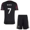 Divisa Liverpool Wirtz 7 Terzo 2026-27 Maniche Corte - Bambino