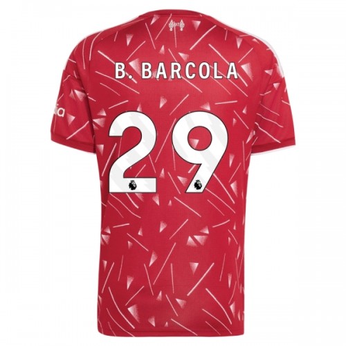 Maglia Liverpool B. Barcola 29 Primo 2026-27 Maniche Corte - Uomo Maglia Liverpool B. Barcola 29 Primo 2026-27 Maniche Corte - Uomo