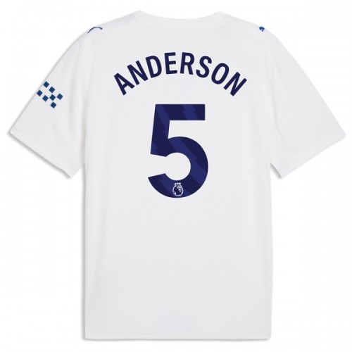 Maglia Manchester City Anderson 5 Terzo 2026-27 Maniche Corte - Uomo Maglia Manchester City Anderson 5 Terzo 2026-27 Maniche Corte - Uomo