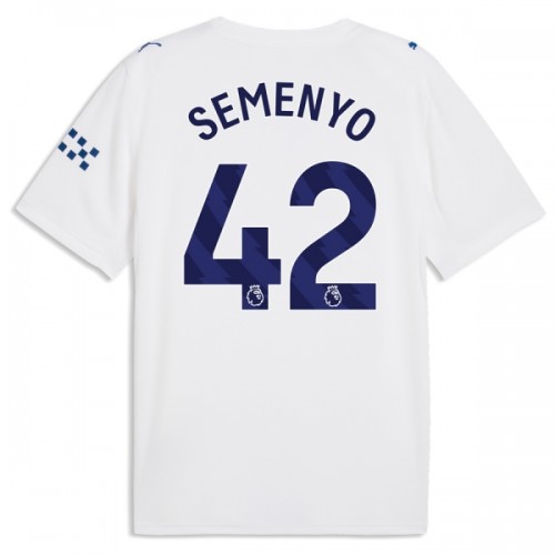 Maglia Manchester City Semenyo 42 Terzo 2026-27 Maniche Corte - Uomo Maglia Manchester City Semenyo 42 Terzo 2026-27 Maniche Corte - Uomo